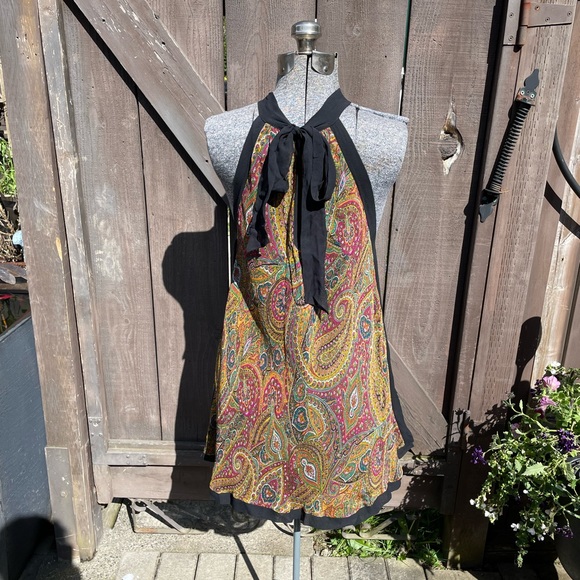 Scarf dress or top with tie-back detail - Picture 3 of 3